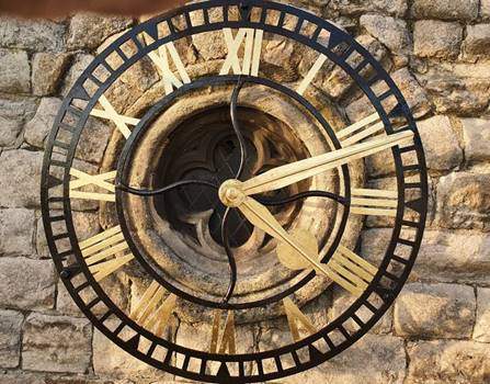 Clock face, St Marks Church, Primrose Hill
