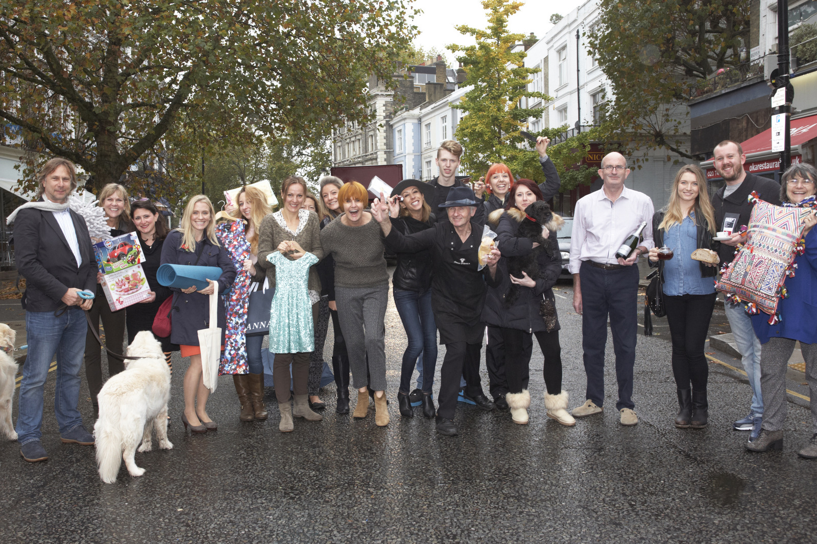 Mary Portas and local Primrose Hill traders
